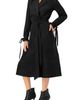 IVONNE IVONNE Long Sleeve Wrap Midi Dress - 3