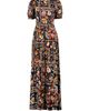 IVONNE IVONNE Maxi Dress with Open Back - 4