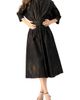 IVONNE IVONNE Midi Dress with Belt - 1