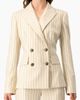 IVONNE IVONNE Pinstripe Double-Breasted Blazer - 1