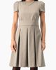 IVONNE IVONNE Pleated-skirt Dress With Cap Sleeves - 1