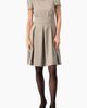 IVONNE IVONNE Pleated-skirt Dress With Cap Sleeves - 3