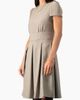 IVONNE IVONNE Pleated-skirt Dress With Cap Sleeves - 4
