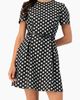 IVONNE IVONNE Polka Dot A-Line Short Dress - 1