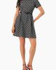 IVONNE IVONNE Polka Dot A-Line Short Dress - 4