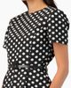 IVONNE IVONNE Polka Dot A-Line Short Dress - 5