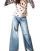 IVONNE IVONNE Polka Dot V-Neck Blouse with Wide Sleeves - 4