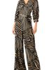 IVONNE IVONNE Printed Deep V-Neck Blouse - 5