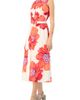 IVONNE IVONNE Printed Jacquard Sleeveless Midi Dress - 3