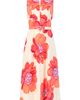 IVONNE IVONNE Printed Jacquard Sleeveless Midi Dress - 5