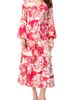IVONNE IVONNE Puff Sleeve Floral Maxi Dress - 1