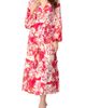 IVONNE IVONNE Puff Sleeve Floral Maxi Dress - 4