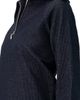 IVONNE IVONNE Ribbed Knit Sweater with Neckline Zipper - 5