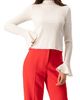 IVONNE IVONNE Ribbed Long-Sleeve Top with Flared Cuffs - 1
