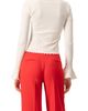IVONNE IVONNE Ribbed Long-Sleeve Top with Flared Cuffs - 2