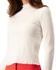 IVONNE IVONNE Ribbed Long-Sleeve Top with Flared Cuffs - 5