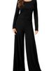 IVONNE IVONNE Ribbed Wide-Leg Culotte Pants - 4