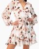 IVONNE IVONNE Ruffled Skirt Short Floral Print Dress - 1