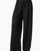 IVONNE IVONNE Satin Wide Leg Tailored Pants - 1