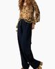 IVONNE IVONNE Sheer Chiffon Tie-Neck Blouse - 5