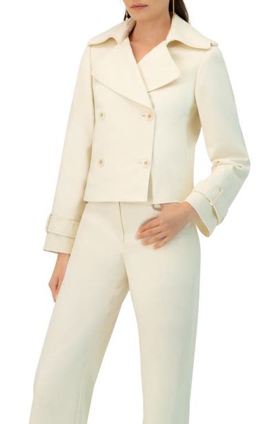 IVONNE IVONNE Short Cotton Trench Coat
