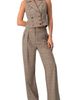 IVONNE IVONNE Short Double-Breasted Vest - 4