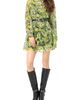 IVONNE IVONNE Short Paisley Dress with Long Sleeves - 4