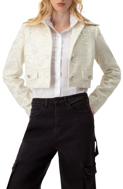 IVONNE IVONNE Short Sequin Jacket