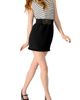 IVONNE IVONNE Short Skirt with Fringe Details - 5