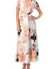 IVONNE IVONNE Short Sleeve V-Neck Collared Maxi Dress - 1