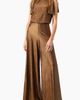 IVONNE IVONNE Shoulder-Tie Metallic Jumpsuit - 1