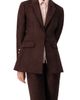 IVONNE IVONNE Single-Breasted Faux-Suede Blazer - 1
