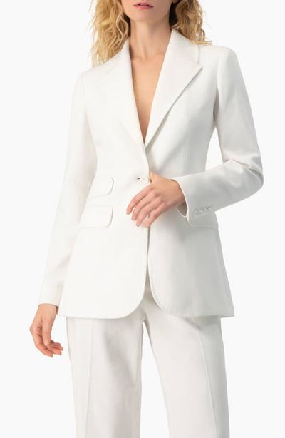 IVONNE IVONNE Single-Breasted Structured Tailored Blazer