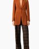 IVONNE IVONNE Single-Button Blazer with Tuxedo Lapel - 5