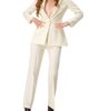 IVONNE IVONNE Single-Button Solid Blazer - 4