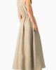 IVONNE IVONNE Sleeveless Crinkle Halter Maxi Dress with Cinched Waist A-Line - 2