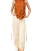 IVONNE IVONNE Sleeveless High Neck Blouse with Front Buttons - 4