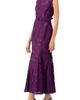 IVONNE IVONNE Sleeveless Lace Long Dress with Belt - 3