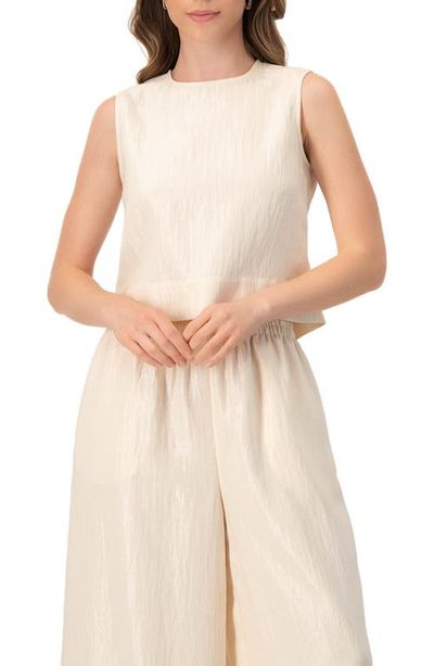 IVONNE IVONNE Sleeveless Round Neck Top