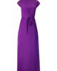 IVONNE IVONNE Sleeveless Satin Long Dress - 5