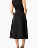 IVONNE IVONNE Sleeveless Tie-Waist A-Line Midi Fit-and-Flare Dress with Sash Belt - 2
