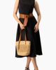 IVONNE IVONNE Sleeveless Tie-Waist A-Line Midi Fit-and-Flare Dress with Sash Belt - 5