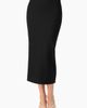 IVONNE IVONNE Smooth Stretch Knit High-Waist Fitted Midi Skirt - 1