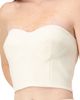 IVONNE IVONNE Solid Natural Tube Crop Top  - 1