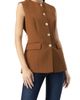 IVONNE IVONNE Solid Vest with Pockets - 3