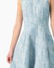 IVONNE IVONNE Square Neck Midi Denim Dress - 3