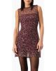 IVONNE IVONNE Statement Sequin Mesh Short Dress - 1