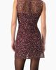 IVONNE IVONNE Statement Sequin Mesh Short Dress - 2