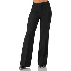 IVONNE IVONNE Straight-Leg Pants with Zipper