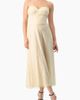 IVONNE IVONNE Strapless Bustier Sequin Midi Dress - 1